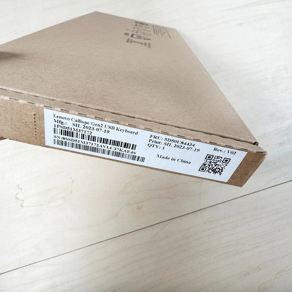 Lenovo Calliope Gen2 Black USB Wired Desktop US Keyboard (NEW) NIB‎